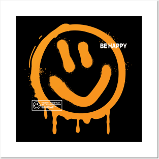 smiley face be nice Posters and Art